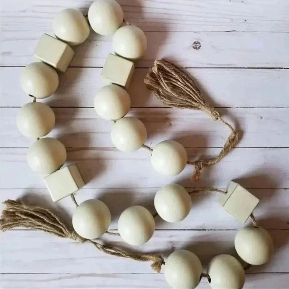 NWT STUDIO MCGEE CERAMIC GARLAND - Picture 1 of 6